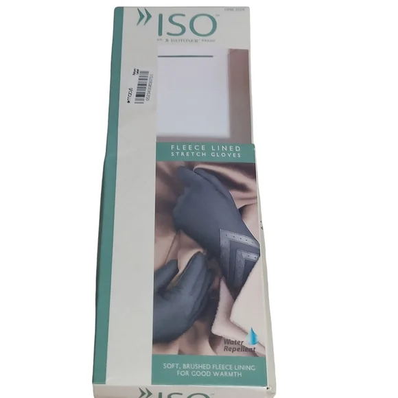 Isotoner by Aris Leather Driving Gloves Lined Women's NEW in Box - Picture 12 of 13